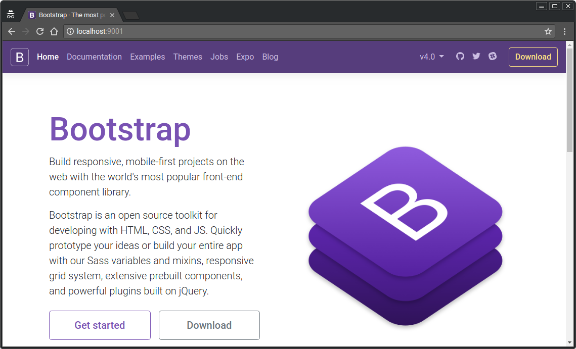 Cara Membaca Dokumentasi Bootstrap 4 Secara Offline