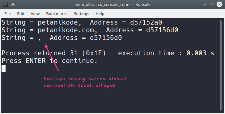 Memory initialized. Memory initialized