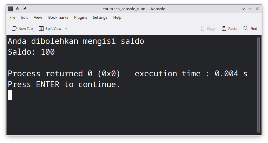 Enum as flag