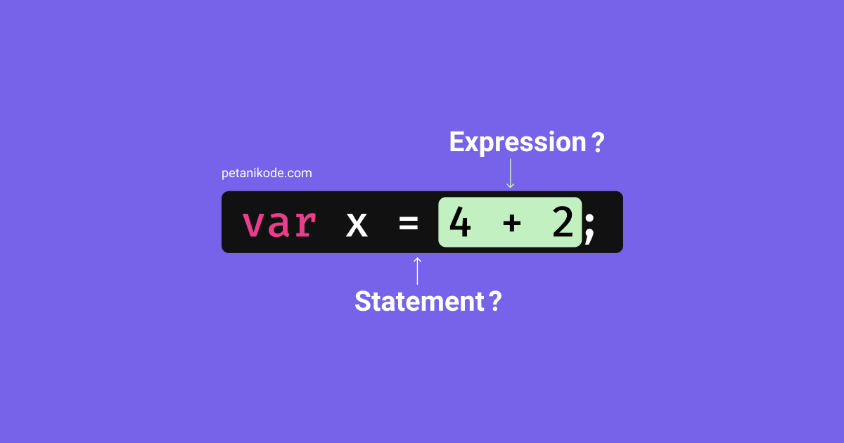 Statement vs Expression