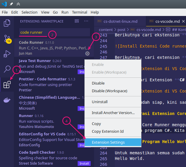 Code runner visual studio code