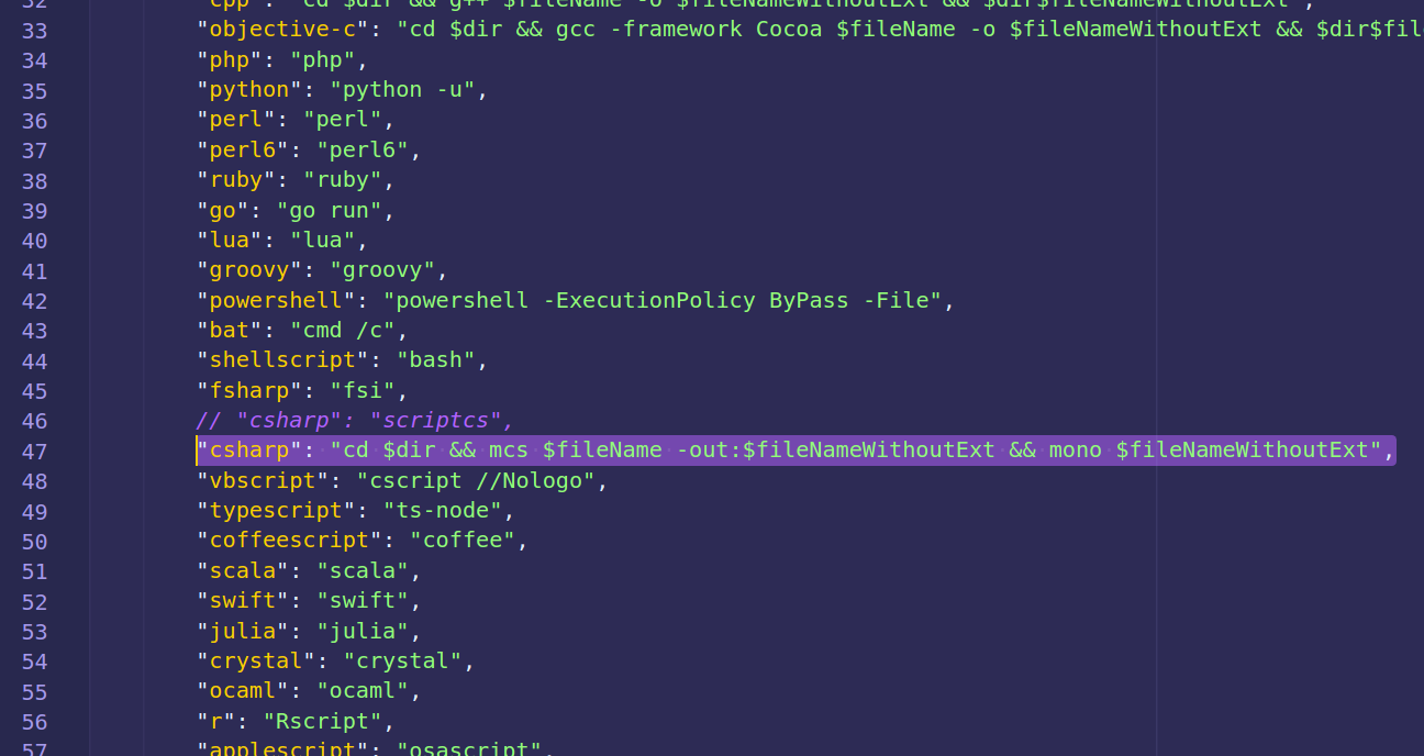 Amp code