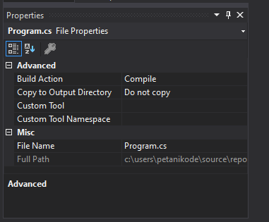 properties