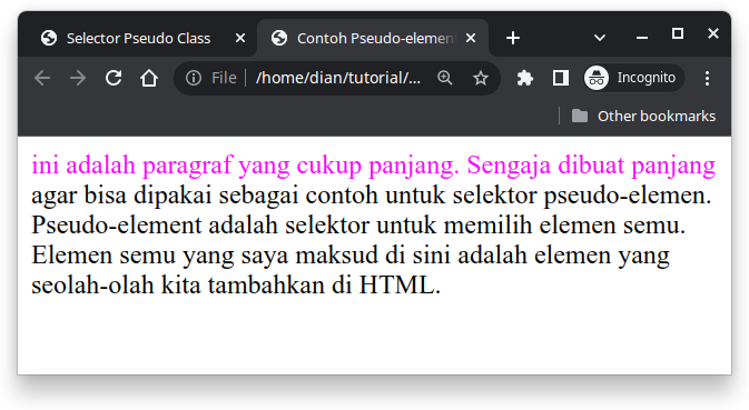 Tutorial CSS: Memahami 6 Jenis Selektor di CSS