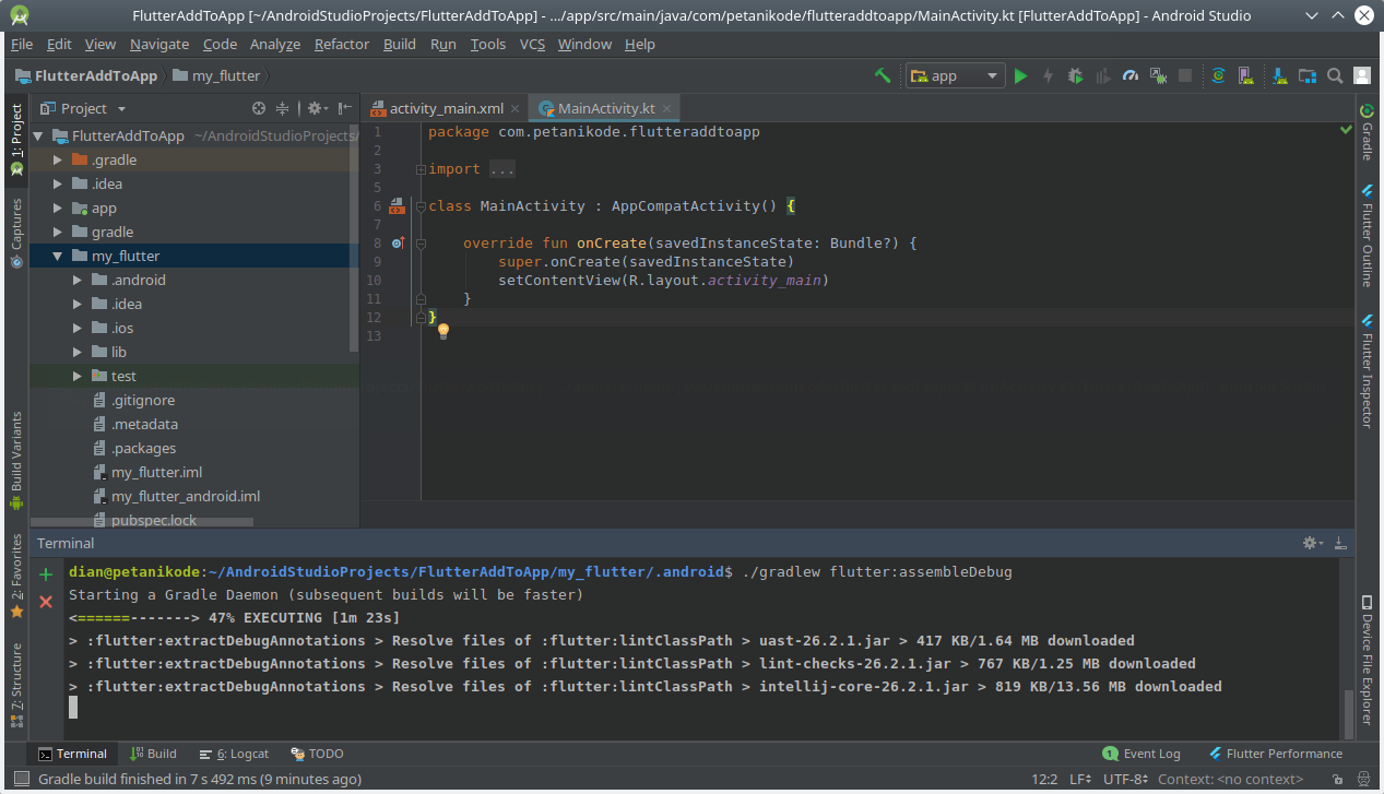 Flutter gradle version Flutter gradle version