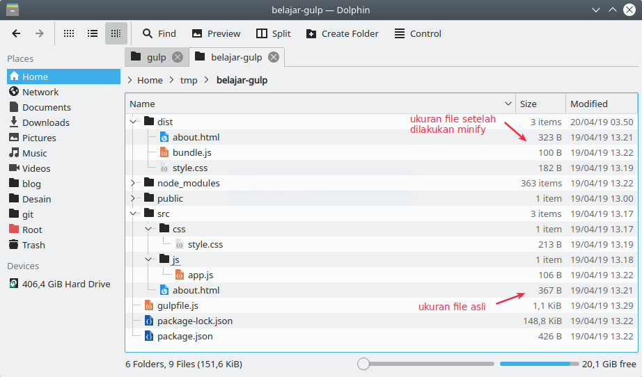 Minify css. Minify css