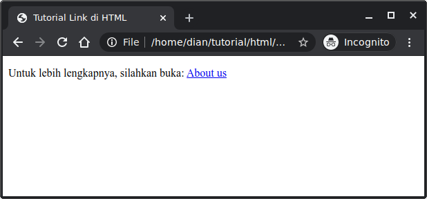 Belajar Html Cara Membuat Link Di Html Riset