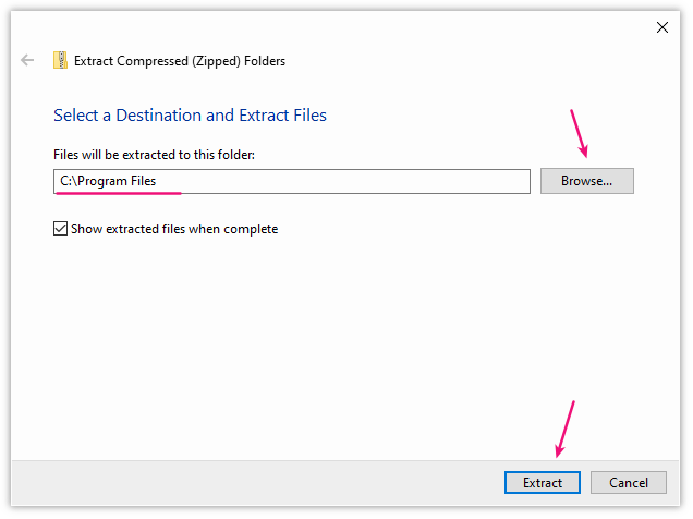 Java Programming Preparation on Windows 28 extrak-jdk