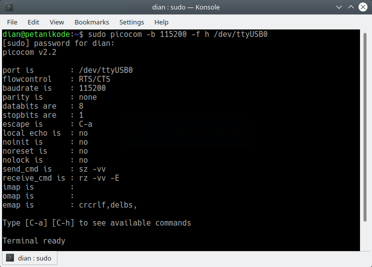 Picocom Ready
