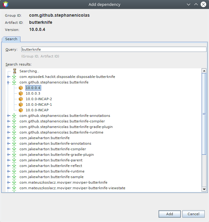 Library Butterknife untuk Android