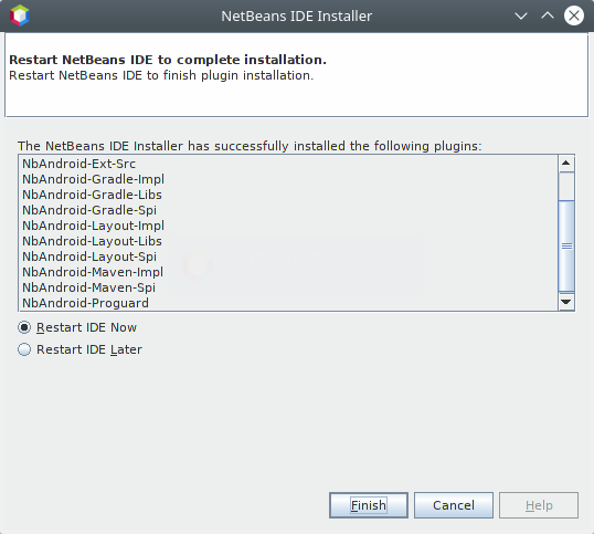 Restart Netbeans