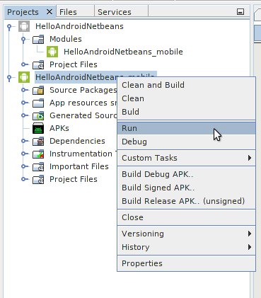 Run Aplikasi Android di Emulator