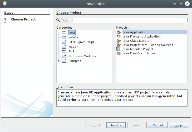 Membuat Project Java di netbeans