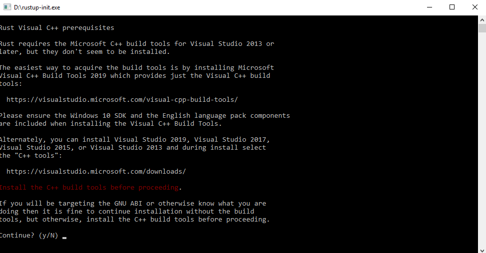 Rust Install