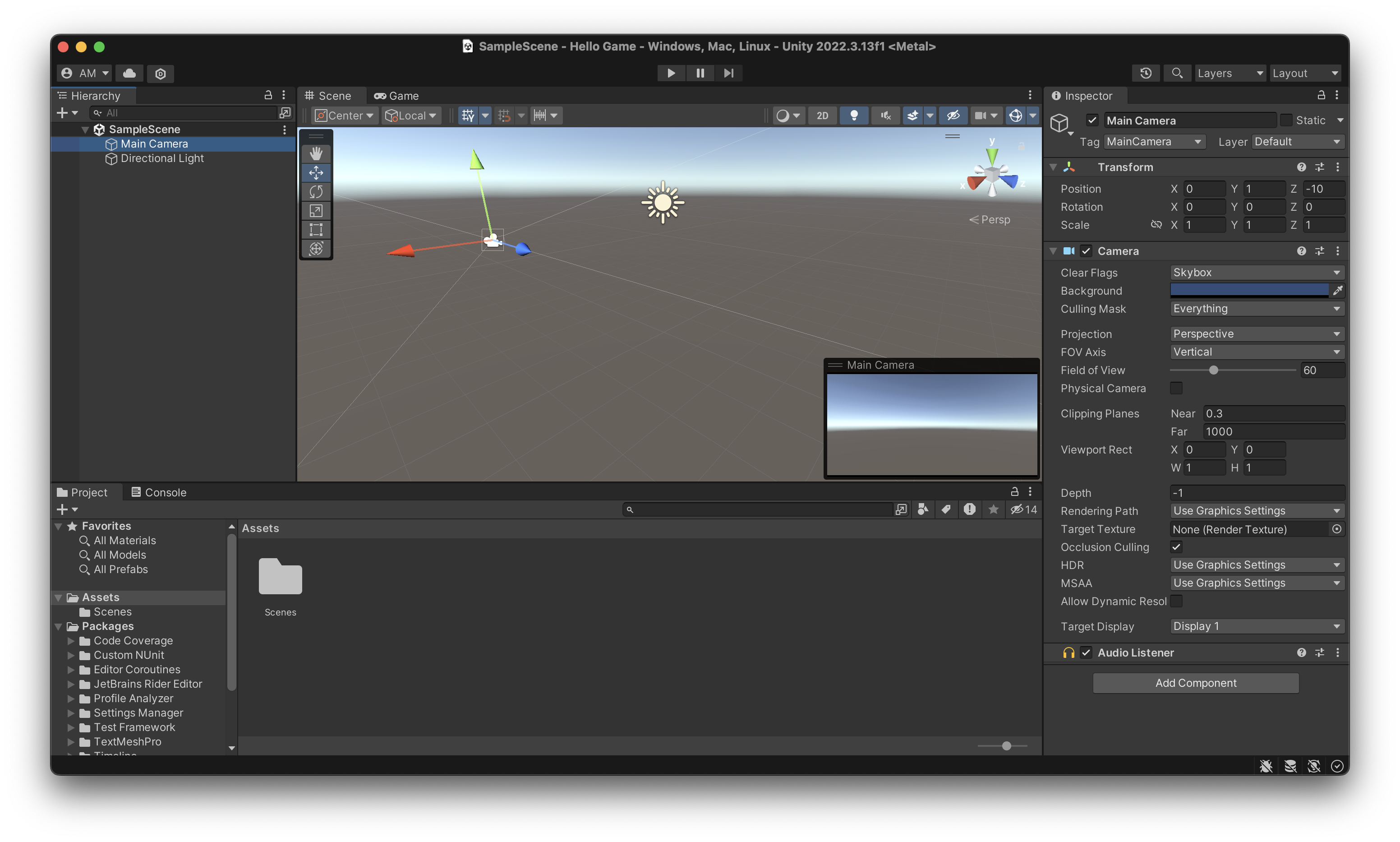 Unity Editor 2022