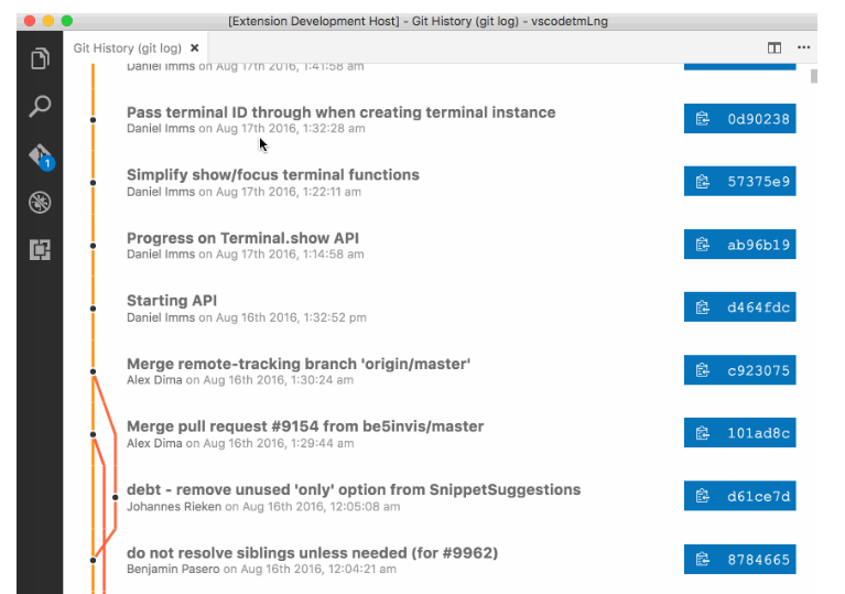 Git track remote branch. Git Extensions.