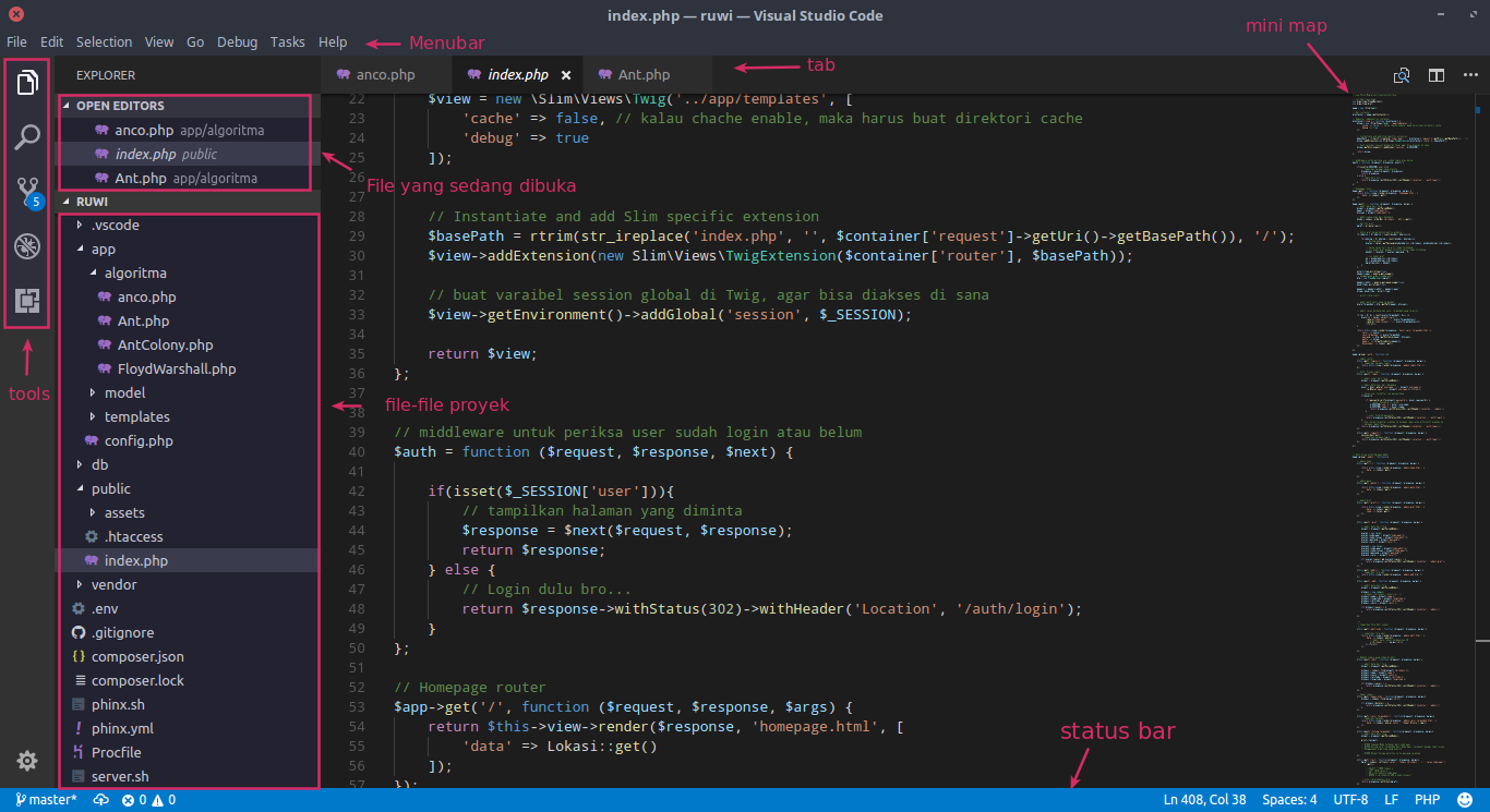 Review Text Editor Visual Studio Code Di Linux